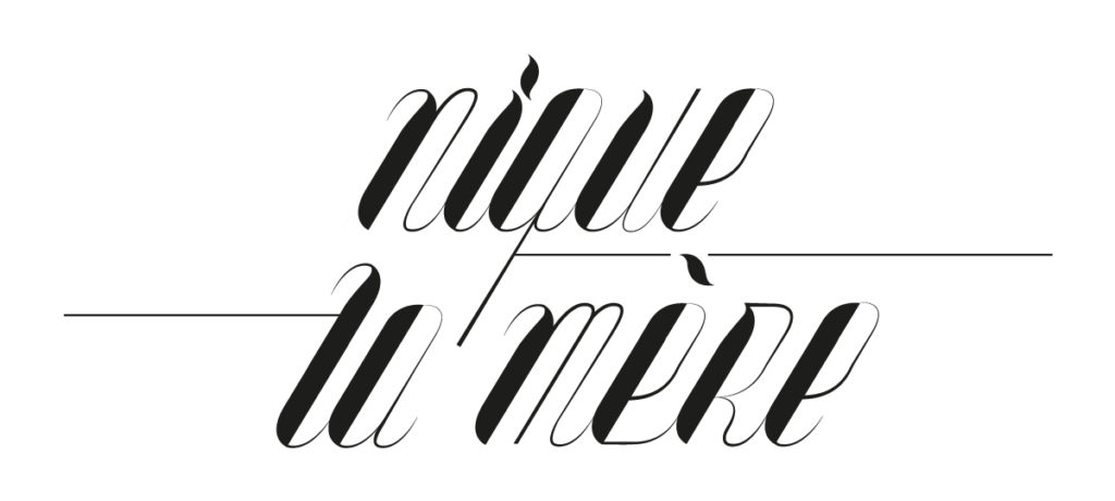 Diseño de lettering y caligrafía de Laranoia en francés