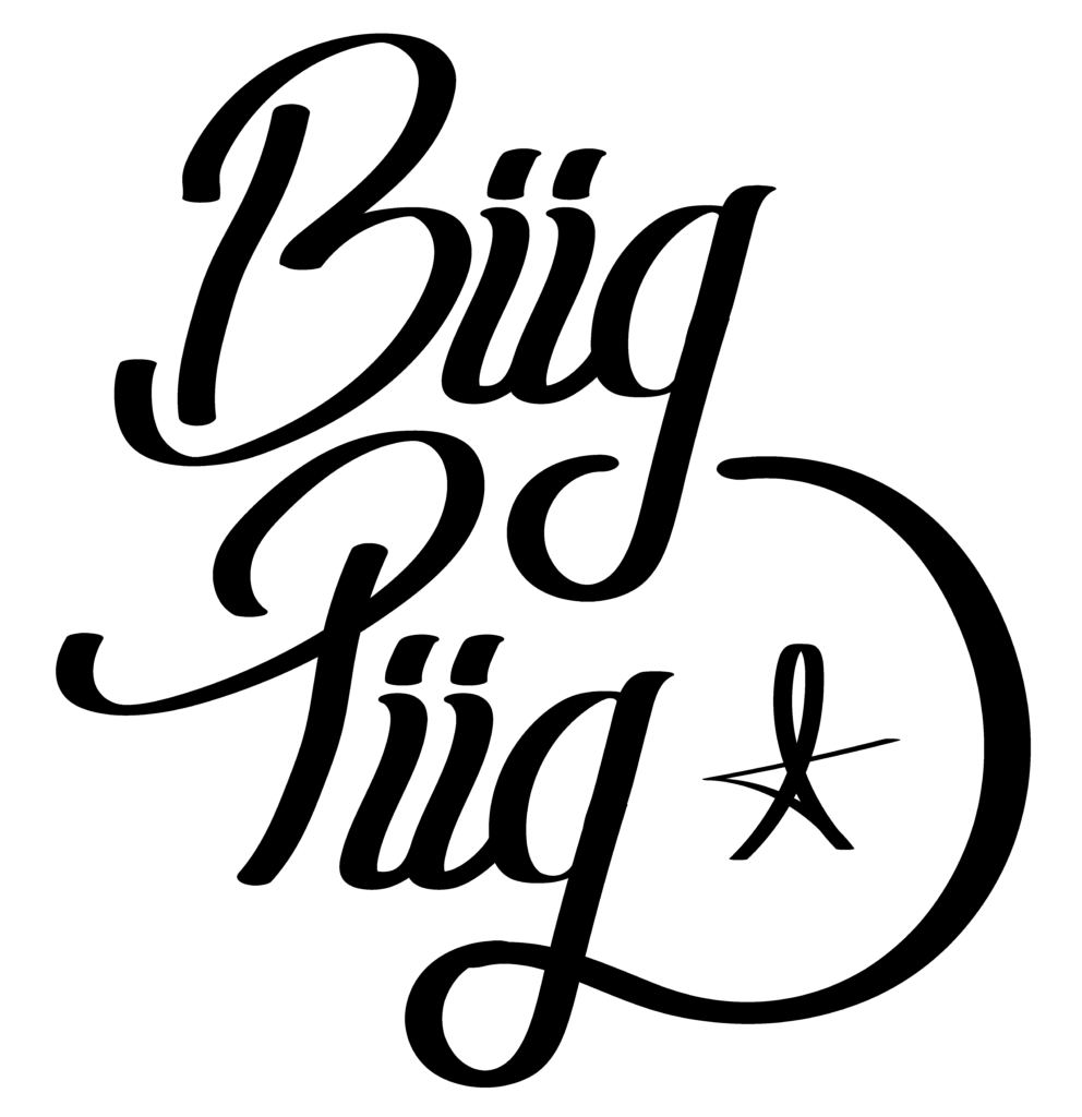 Biig Piig lettering
